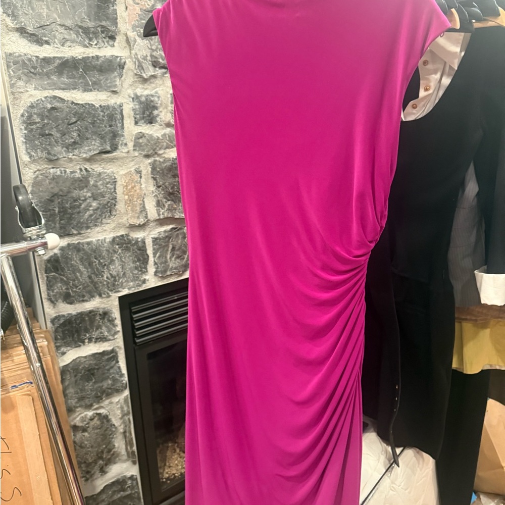 Ronni Nicole Fuchsia Bodycon Dress - Picture 3 of 6